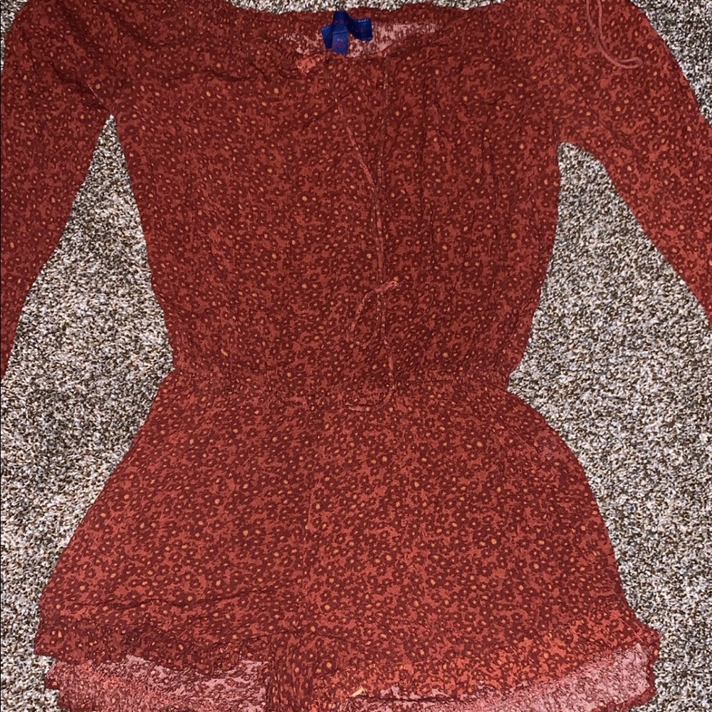 Long sleeve romper